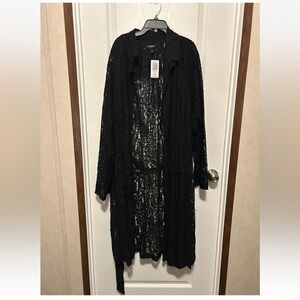 Torrid Black Lace Duster - NWT - size 3x (22/24)